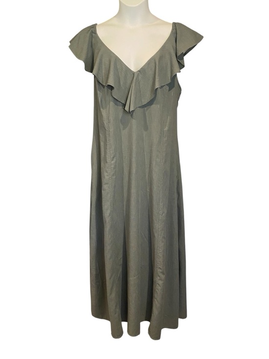 Universal Thread Dresses & Skirts - Universal Thread NWT Green Ruffle Maxi Dress  Womens Plus Size XXL Cotton Rayon